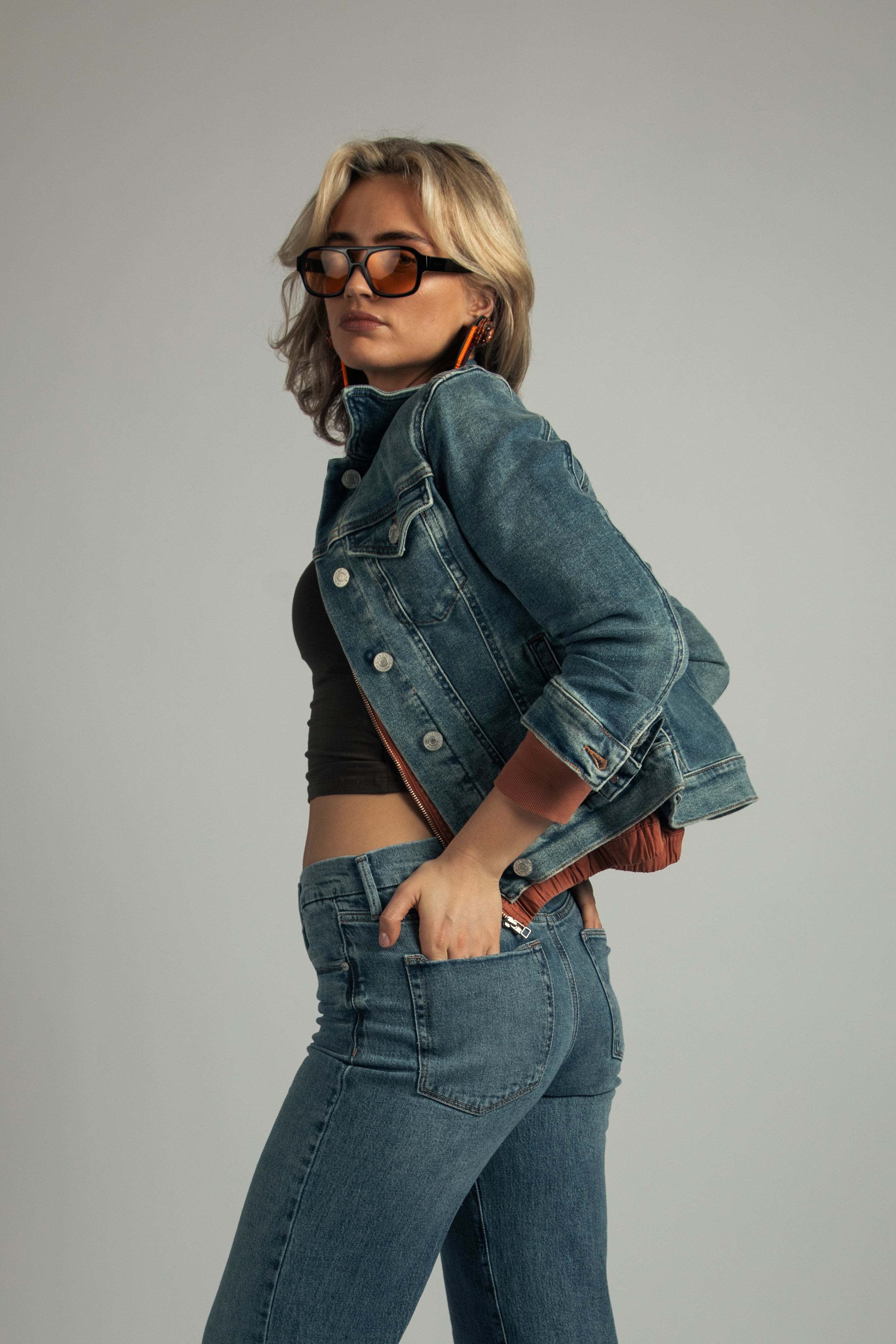 Siene blue denim pants