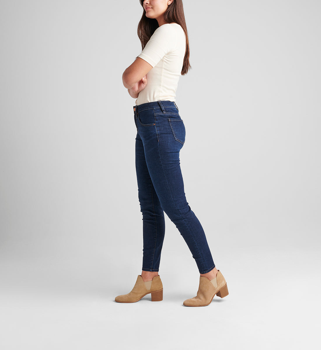 Cecilia Mid Rise Skinny Jeans