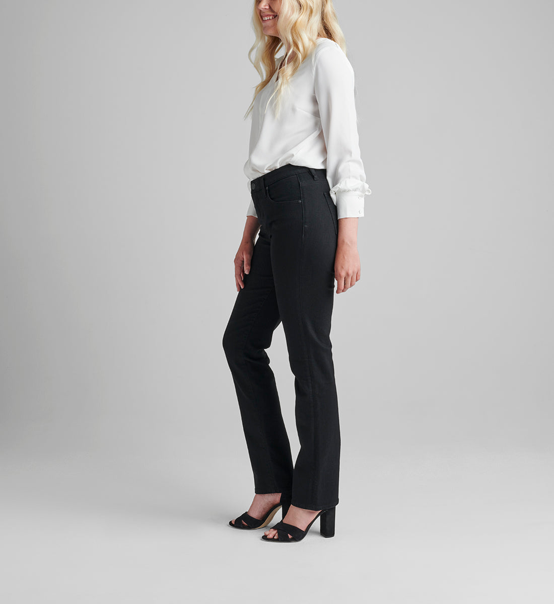 Ruby Mid Rise Straight Leg Jeans