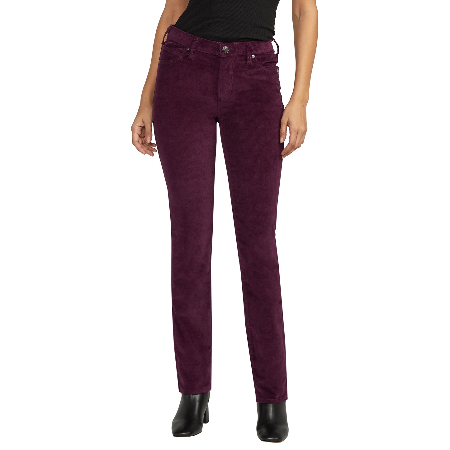 Ruby Mid Rise Straight Leg Pants