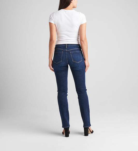 Ruby Mid Rise Straight Leg Jeans Night Breeze