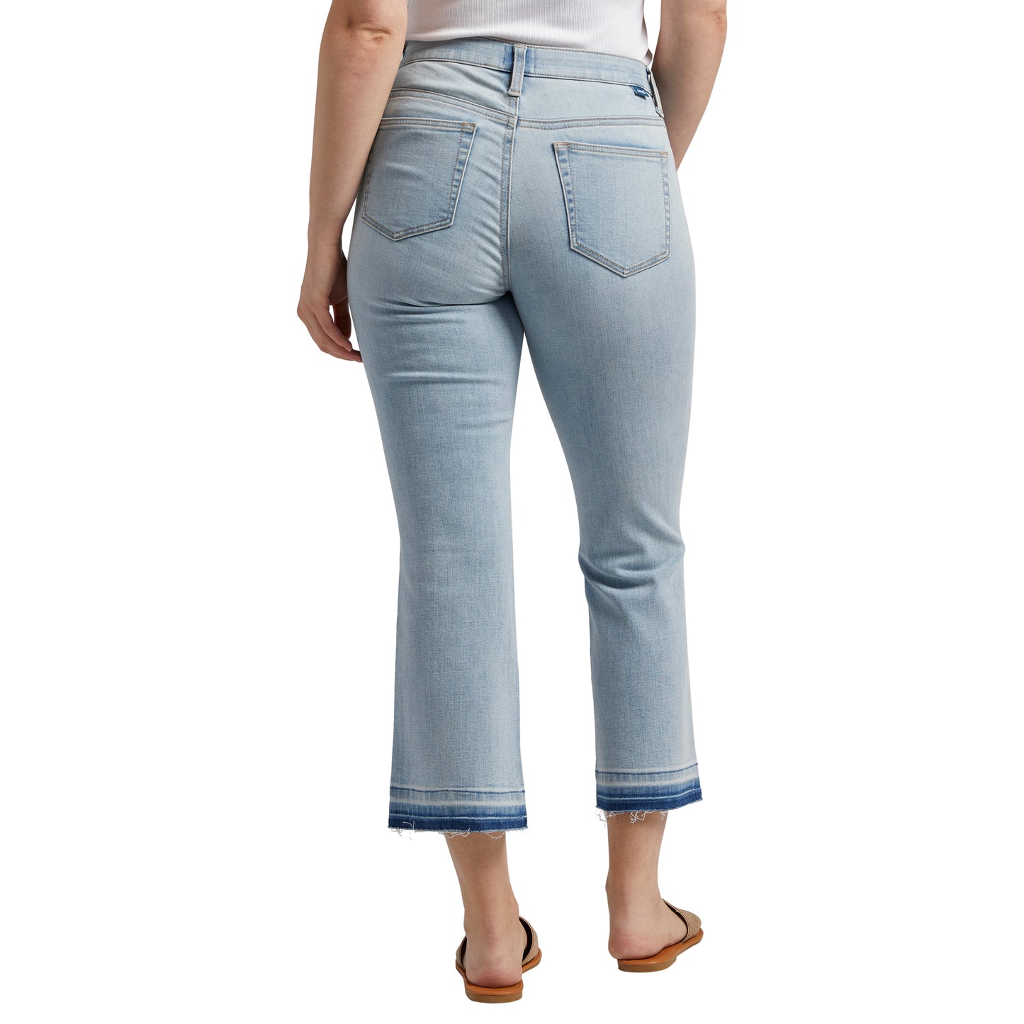 Eloise Mid Rise Bootcut Crop Jeans