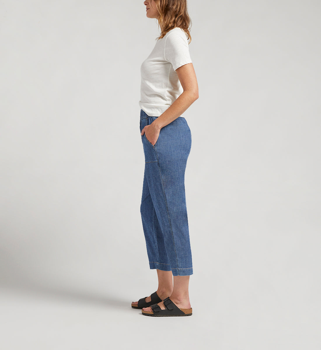 High Rise Tapered Pull-On Pant