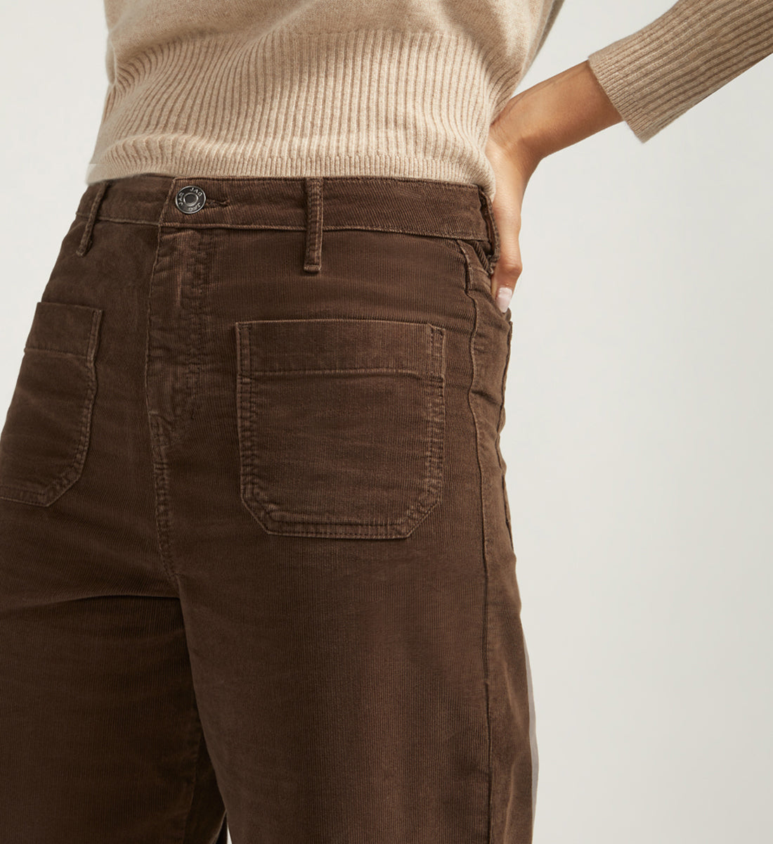 Sophia Mid Rise Wide Leg Pants