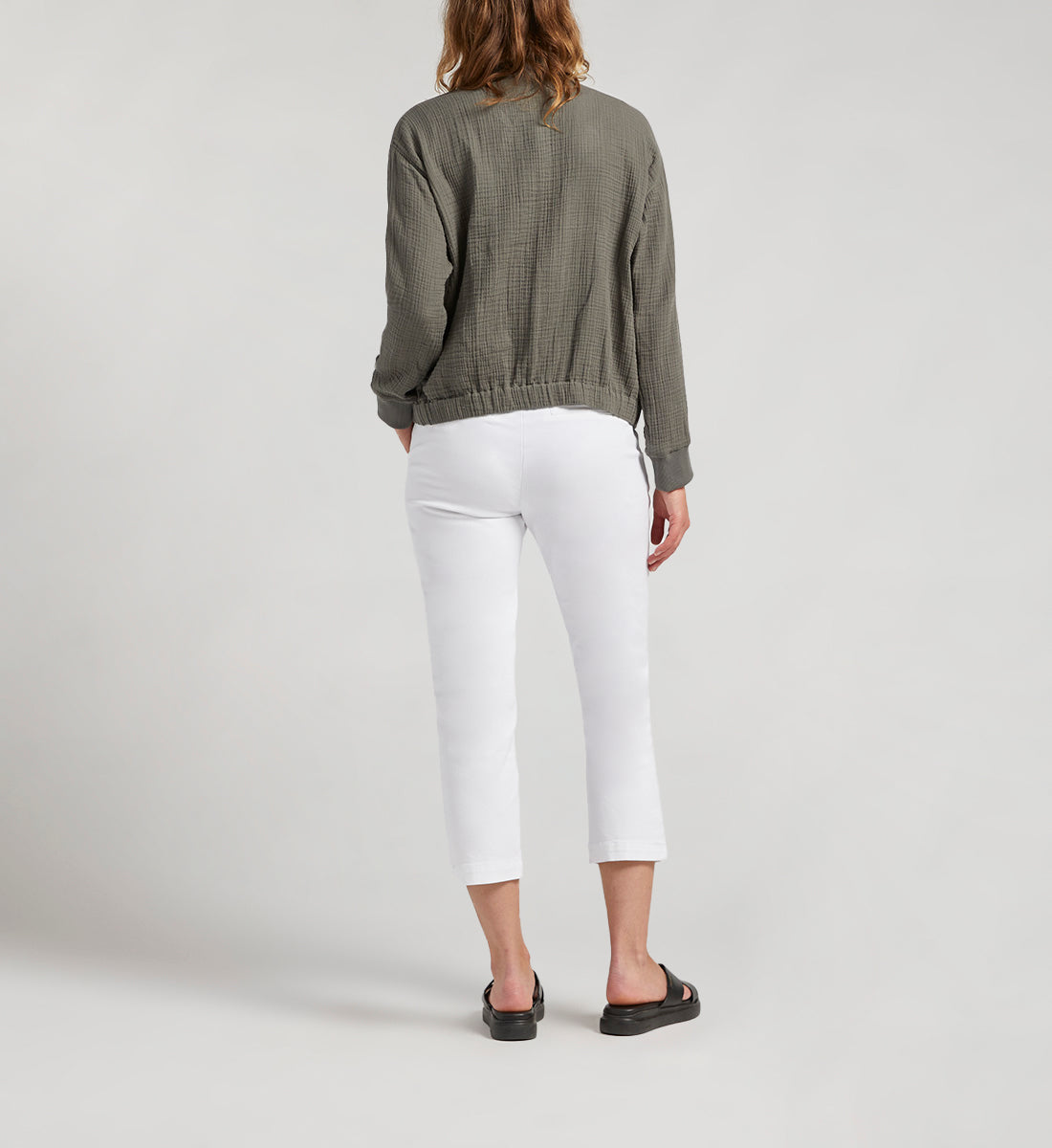 Textured Bomber Jacket