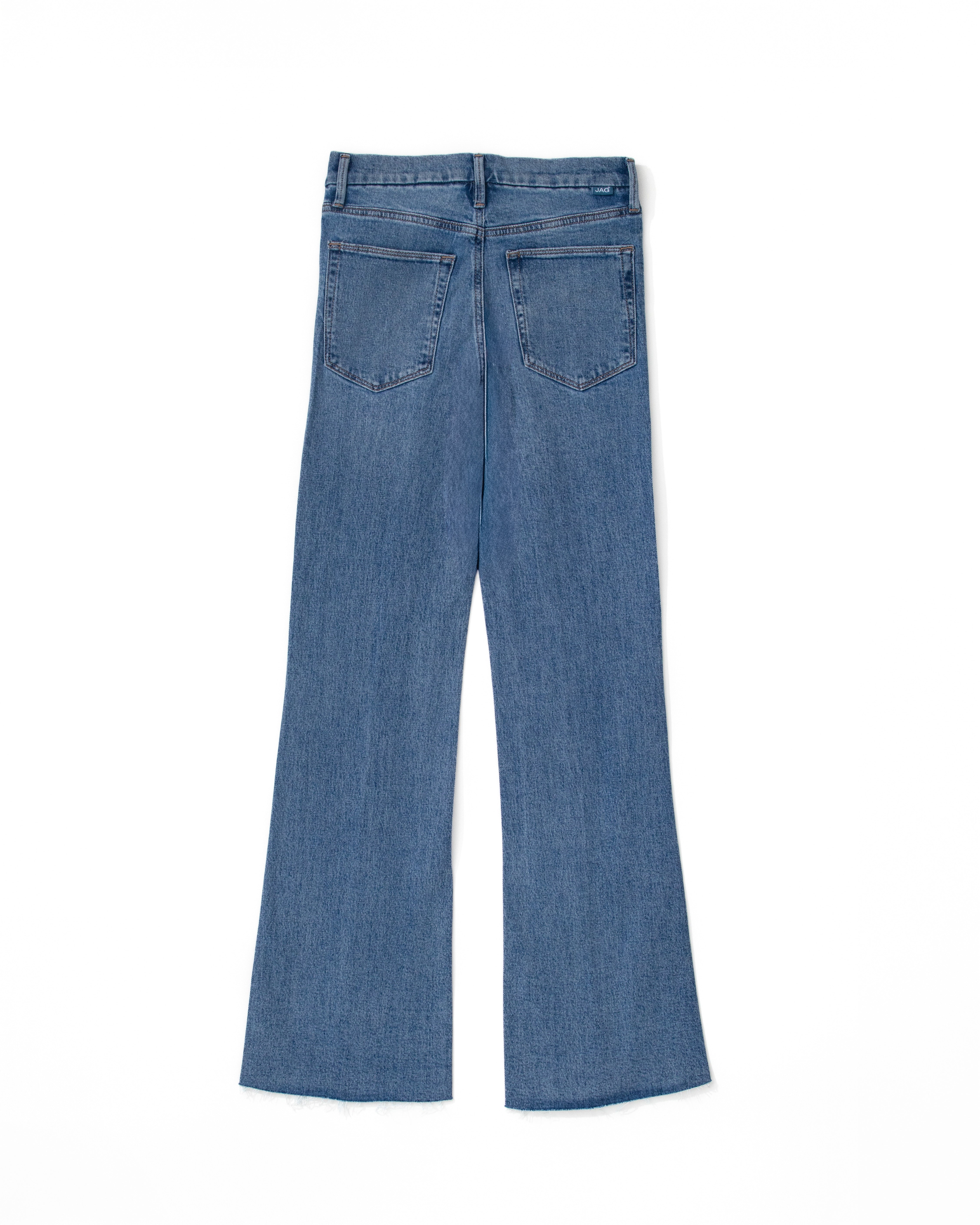 70s High Rise Wide Leg Jeans Seine Blue