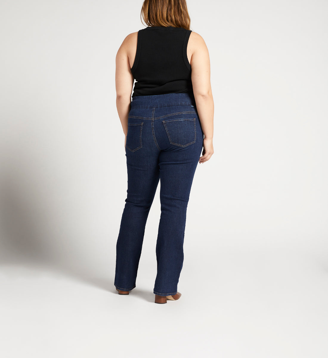 Paley Mid Rise Bootcut Pull-On Jeans Plus Size