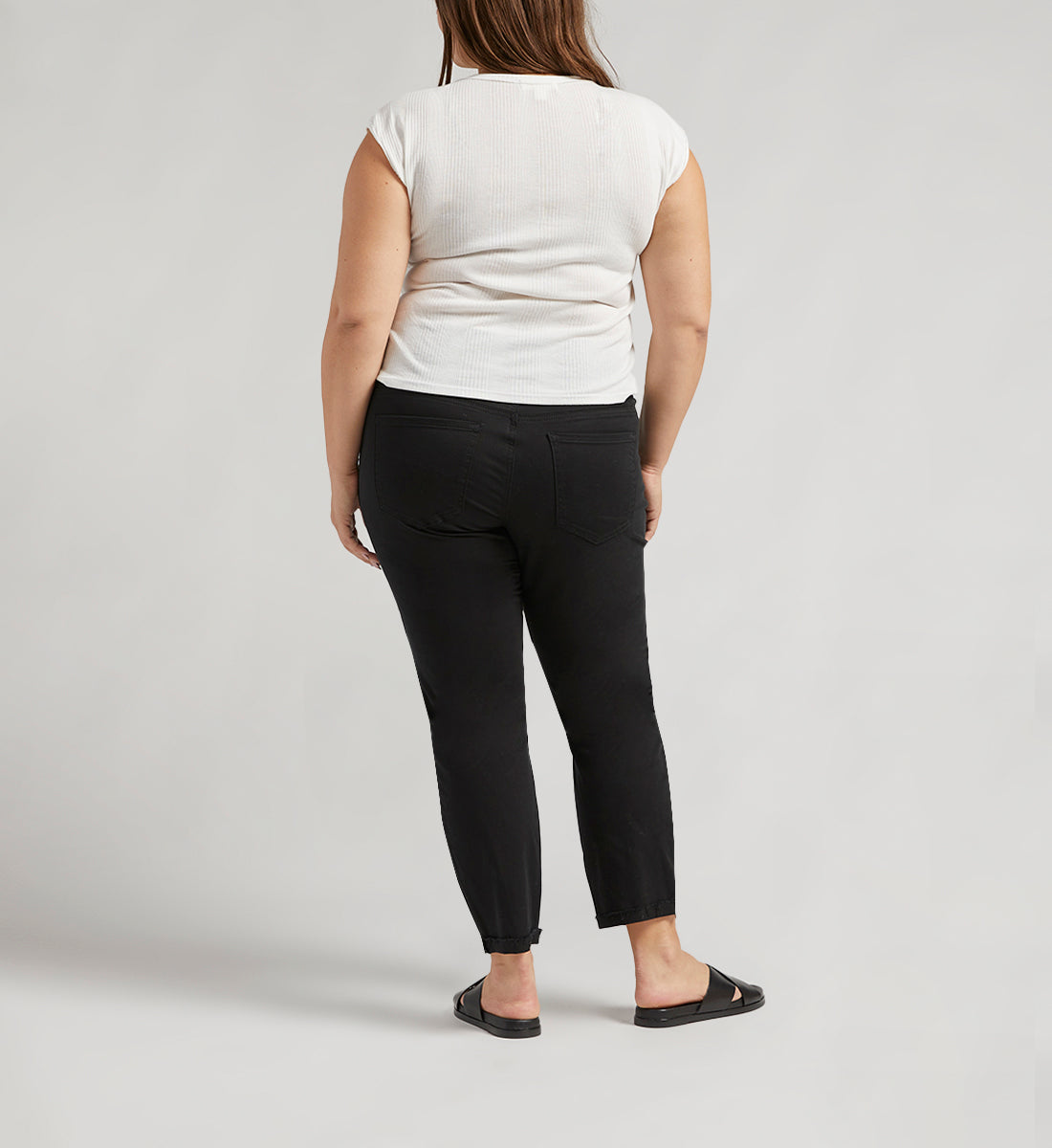 Amelia Mid Rise Slim Ankle Pants Plus Size