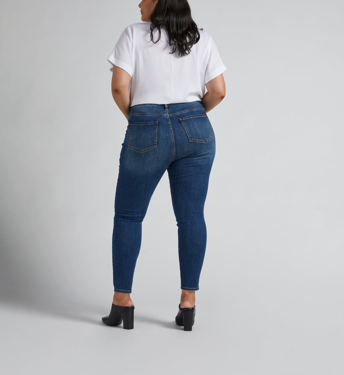Cecilia Mid Rise Skinny Jeans Plus Size