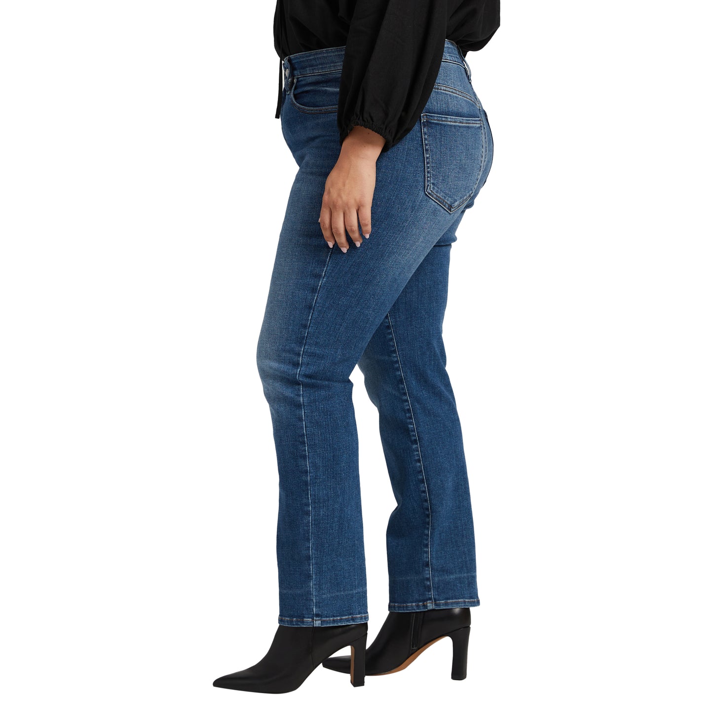 Stella 30" High Rise Straight Leg Jeans Plus Size