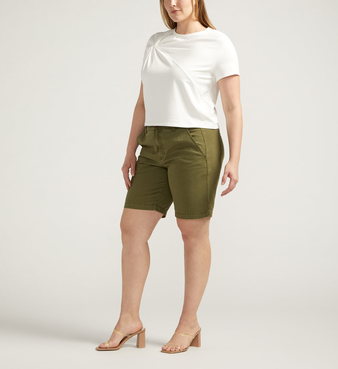 Tailored Shorts Plus Size