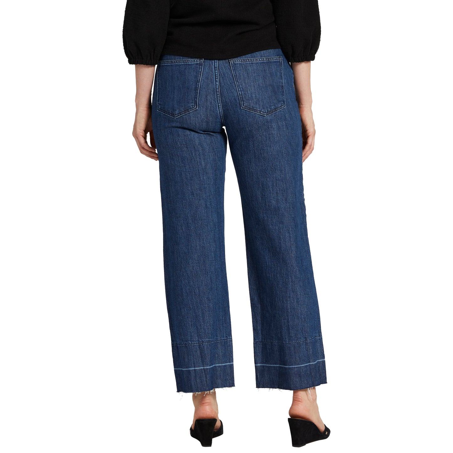 Sophia Mid Rise Wide Leg Jeans Petite