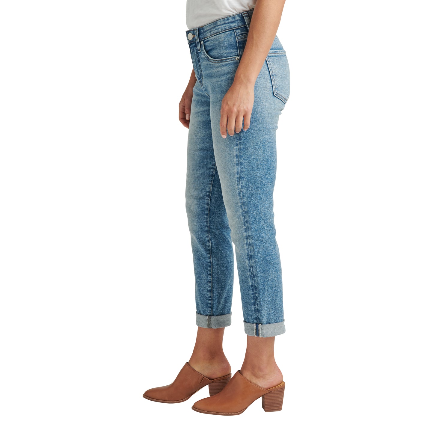 Carter Mid Rise Girlfriend Jeans Petite