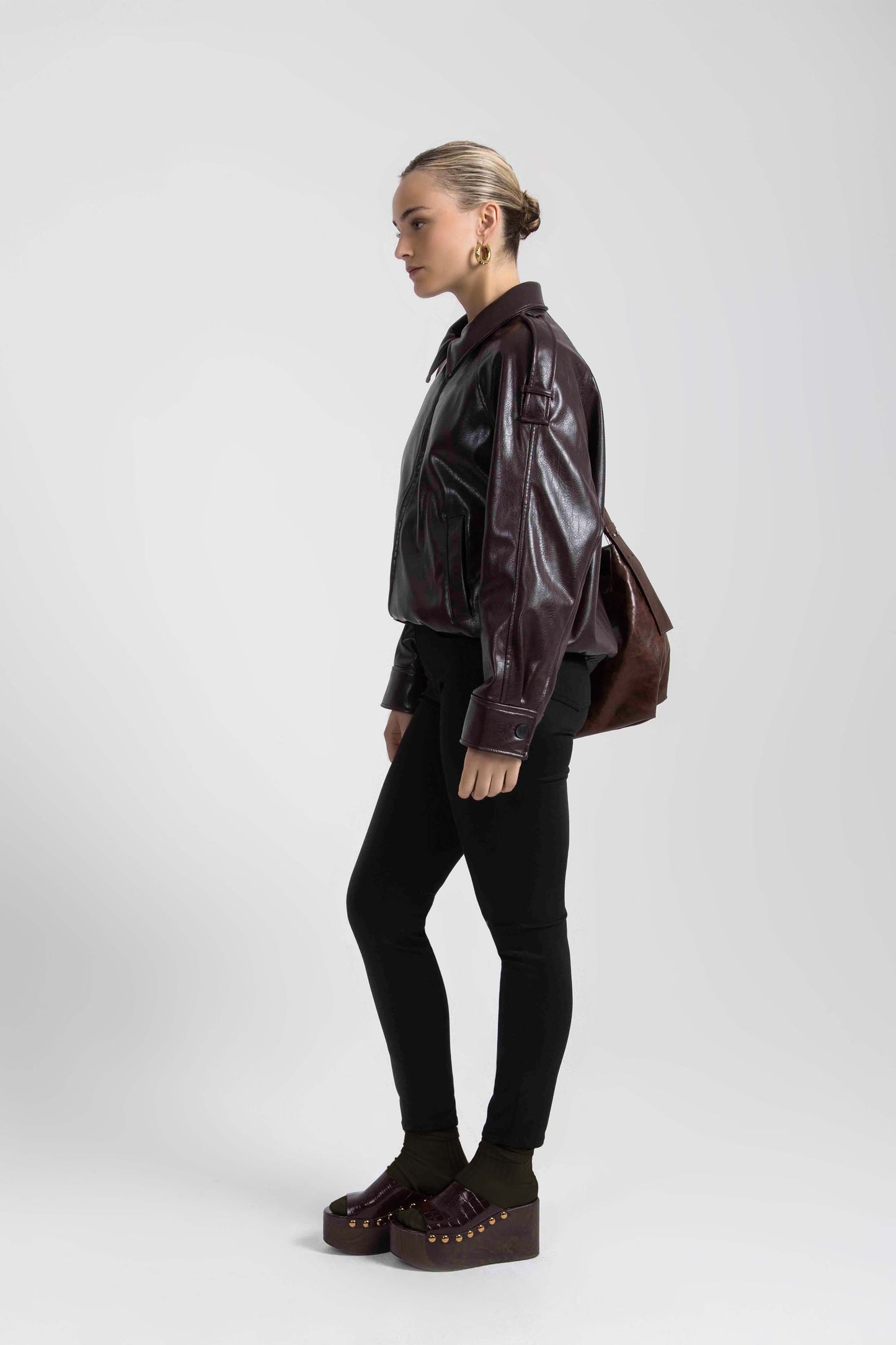 Cecilia Mid Rise Skinny Jeans Forever Black