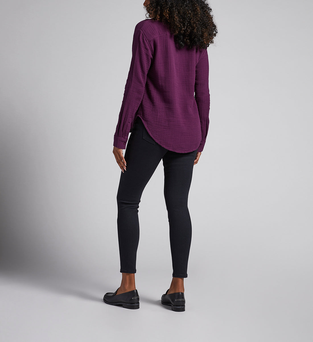 Textured Long-Sleeve Tunic