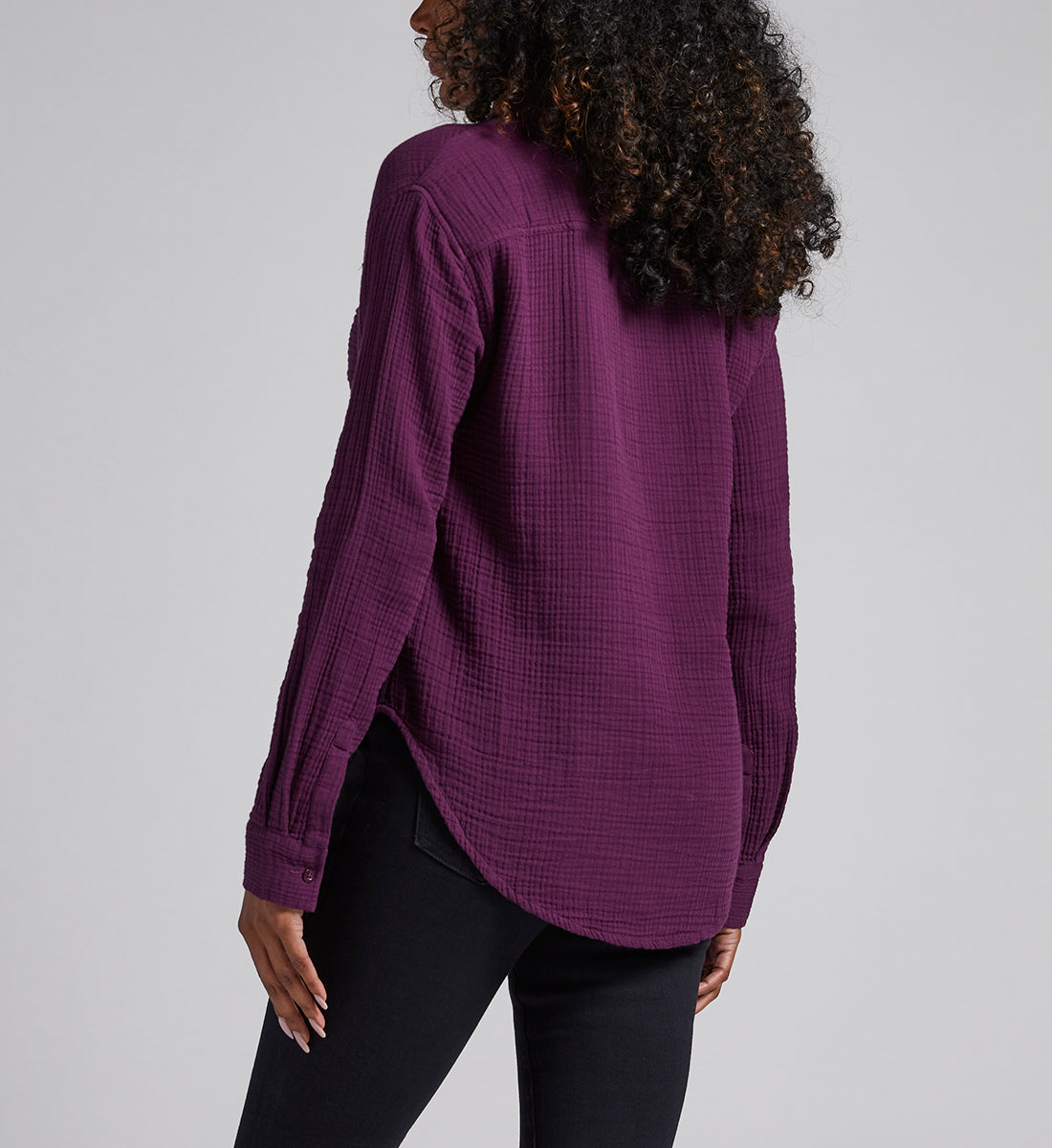Textured Long-Sleeve Tunic