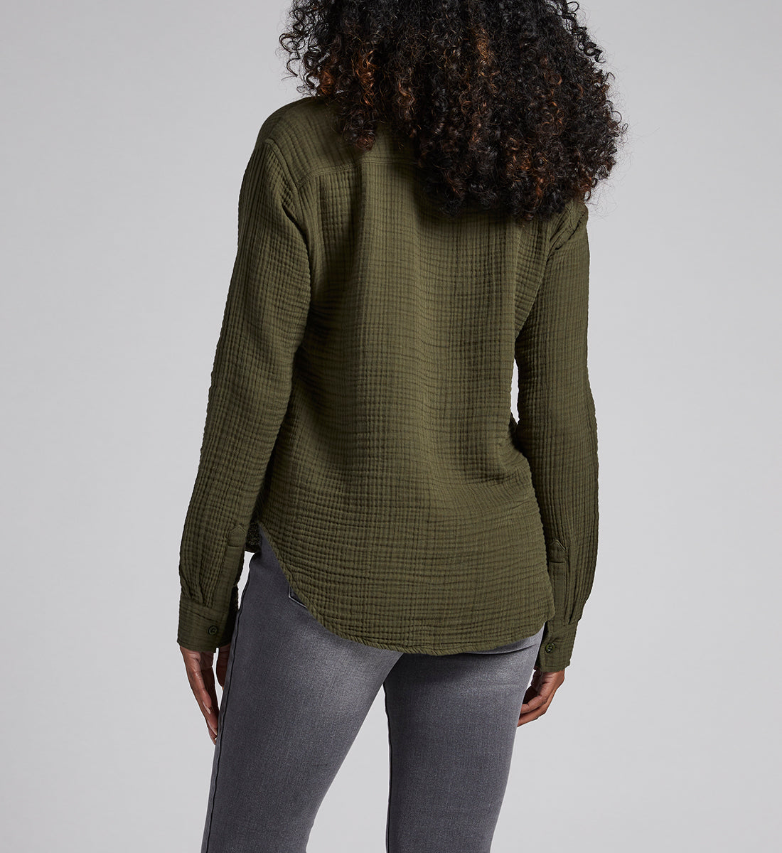 Textured Long-Sleeve Tunic