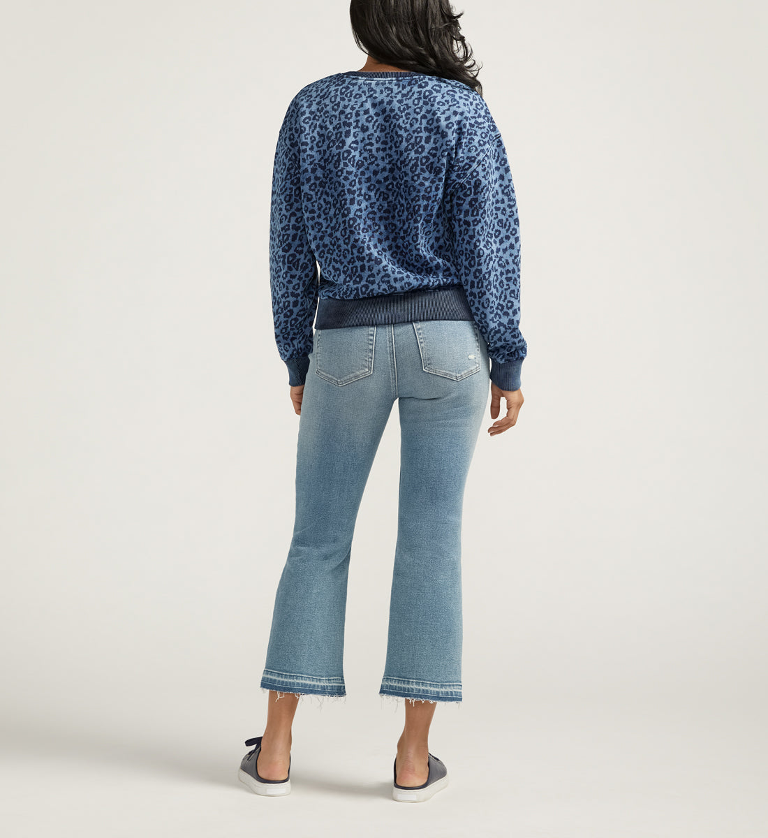 Elevated Indigo Crewneck