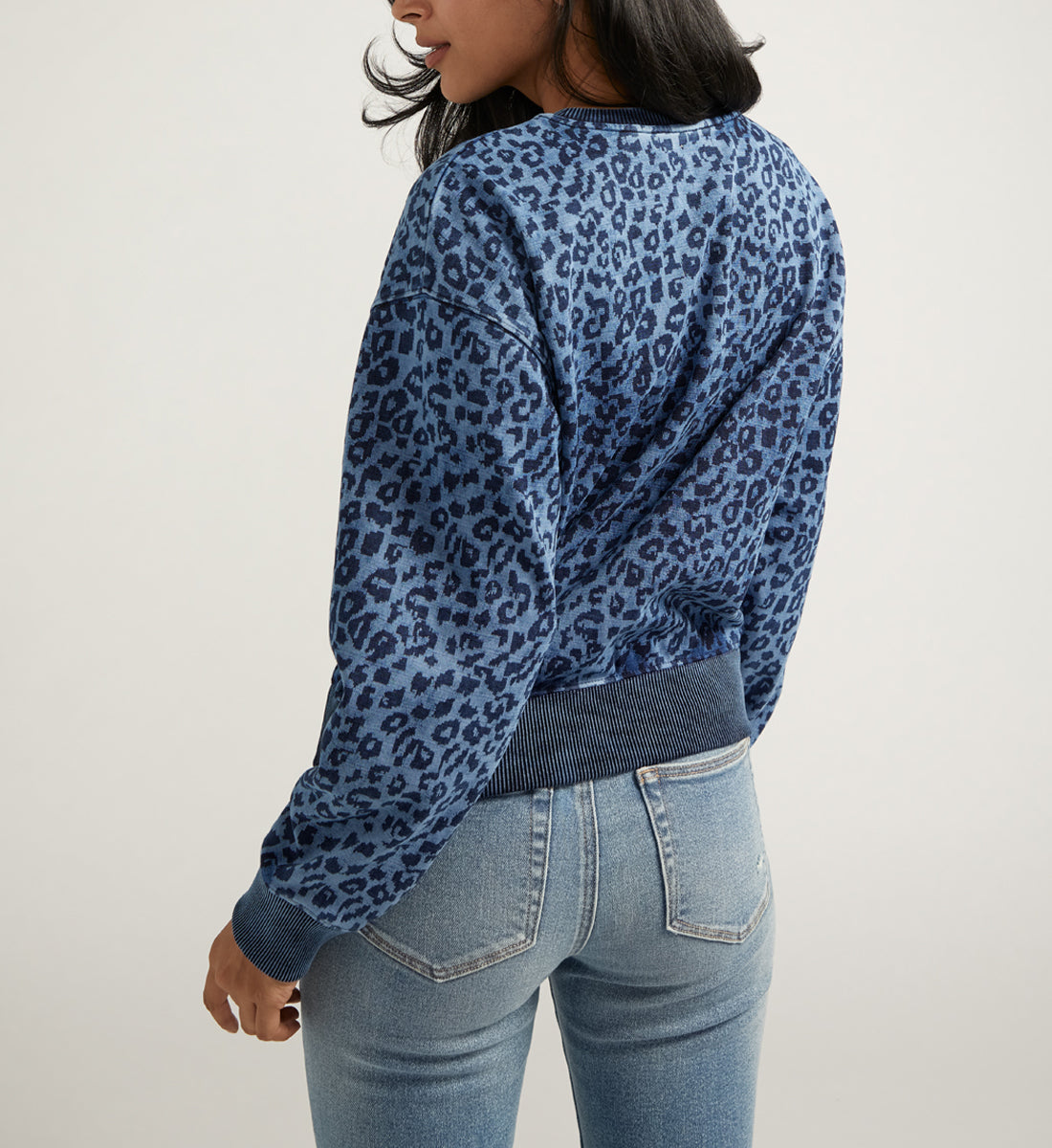 Elevated Indigo Crewneck