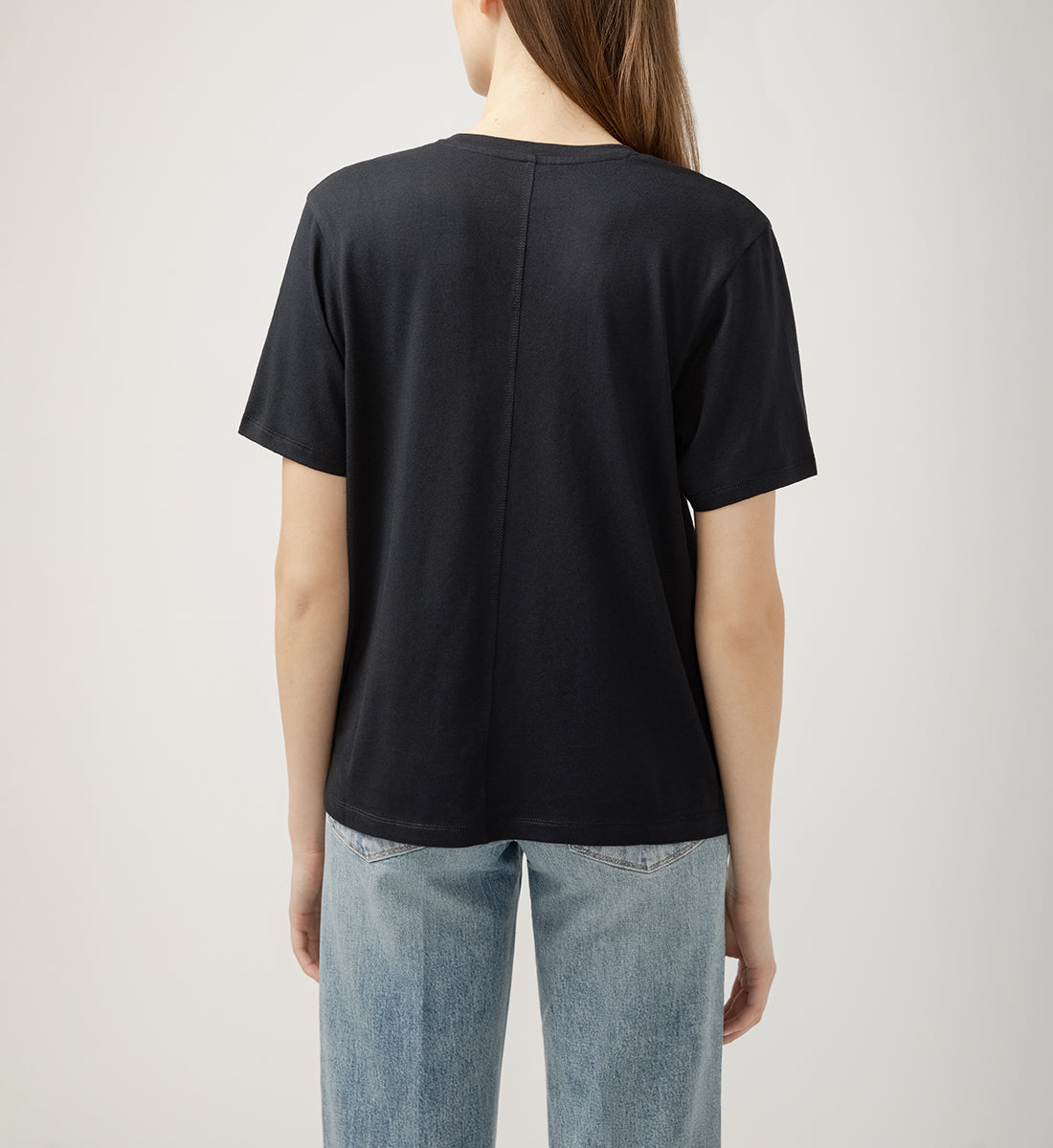 Drapey Luxe V-Neck Tee
