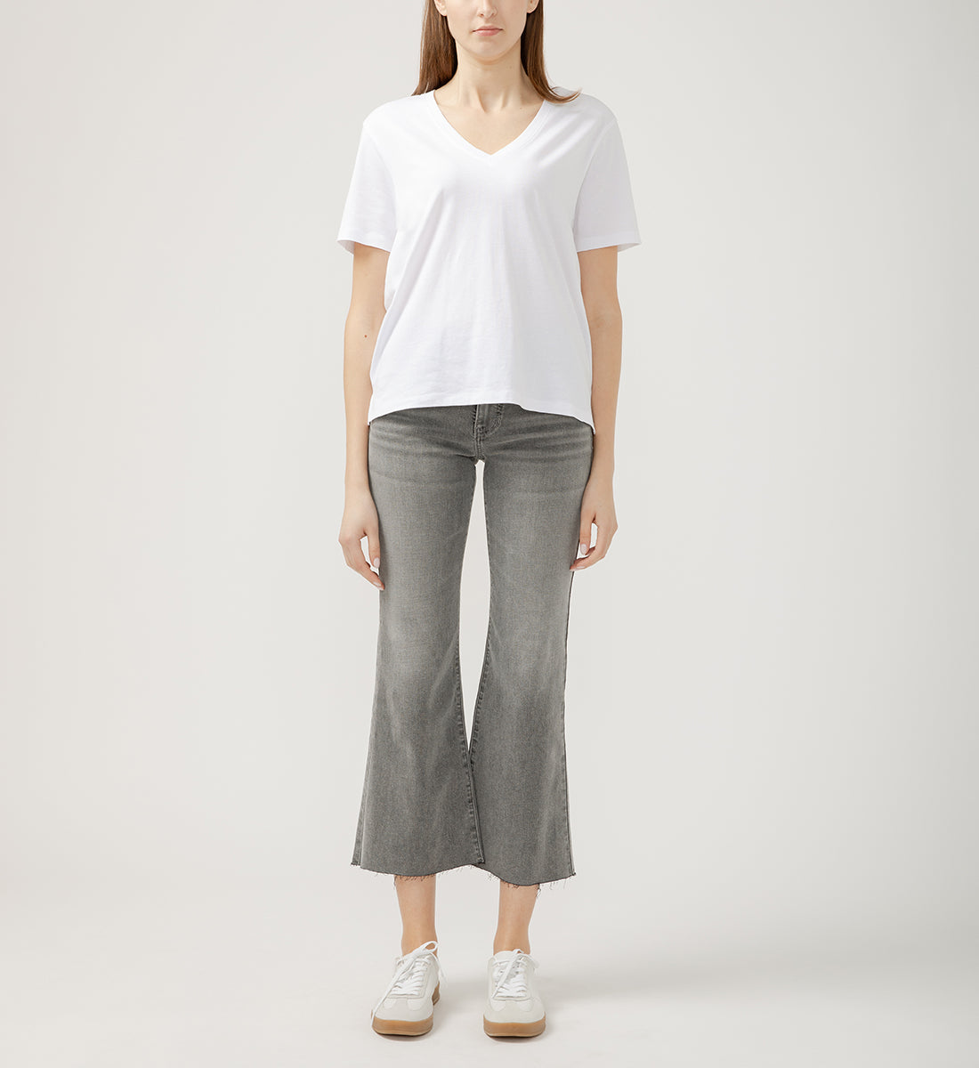 Drapey Luxe V-Neck Tee