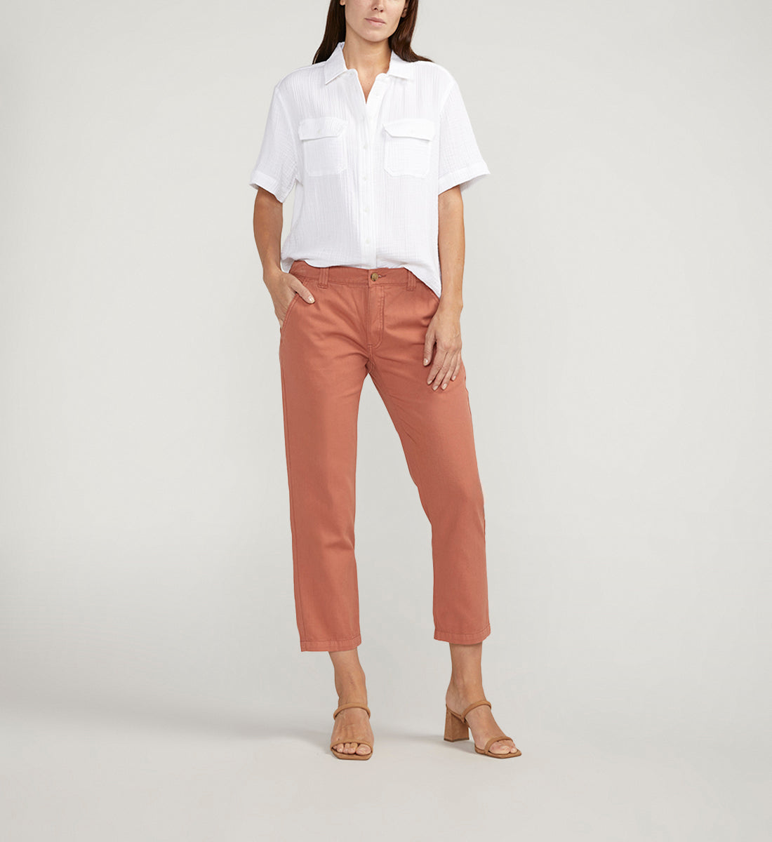 Chino Tailored Cropped Pants