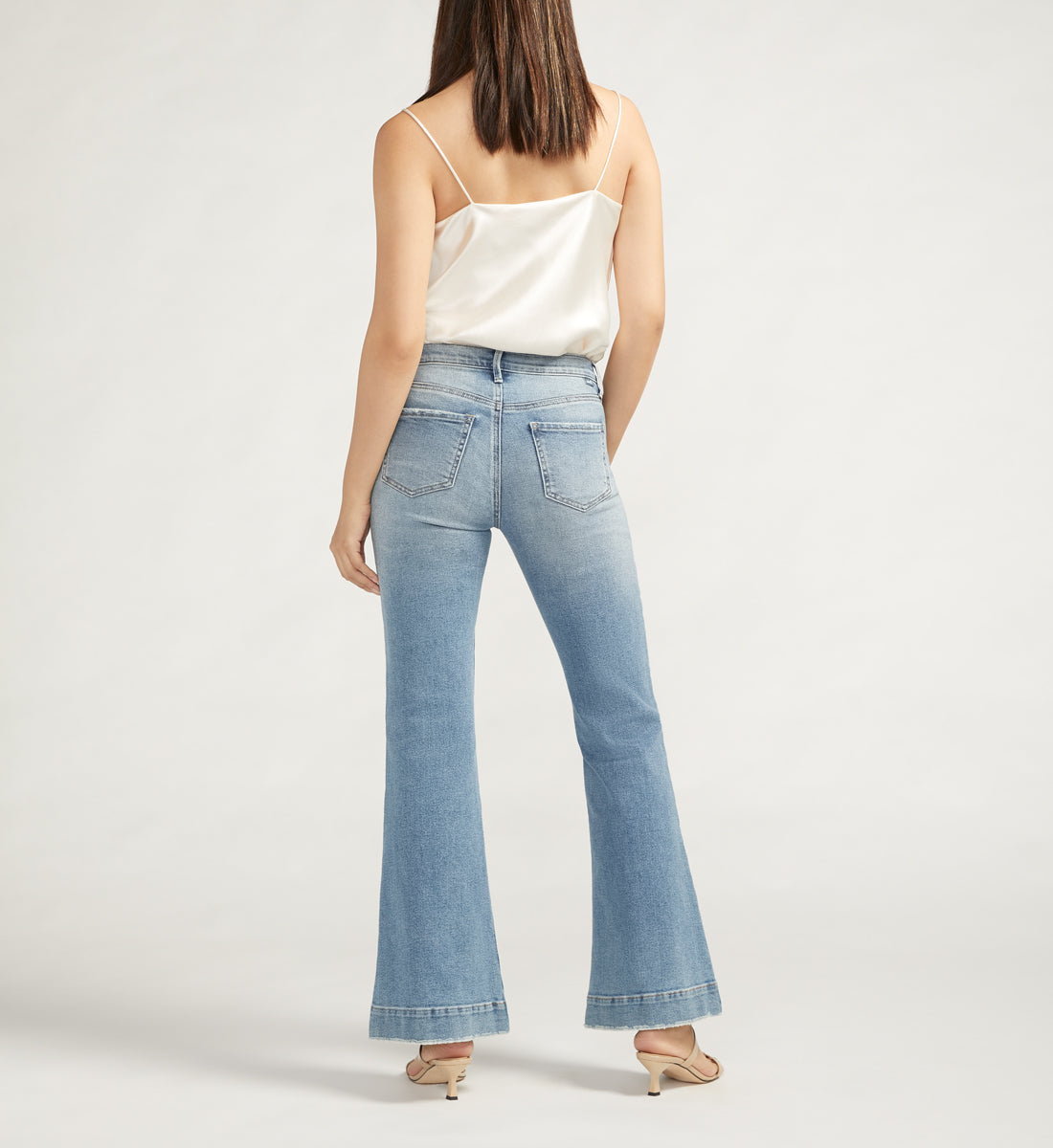 Kait Mid Rise Flare Leg Jeans