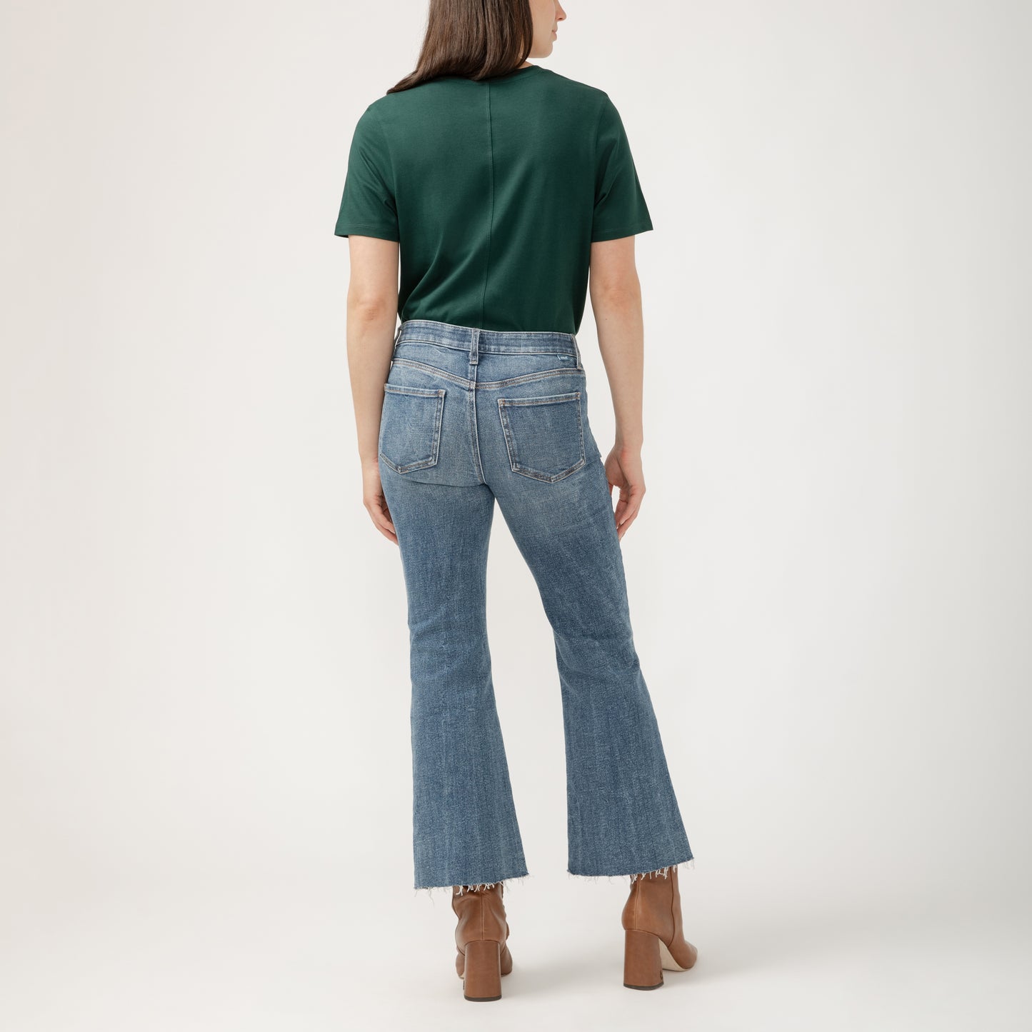 Kait Mid Rise Flare Leg Jeans