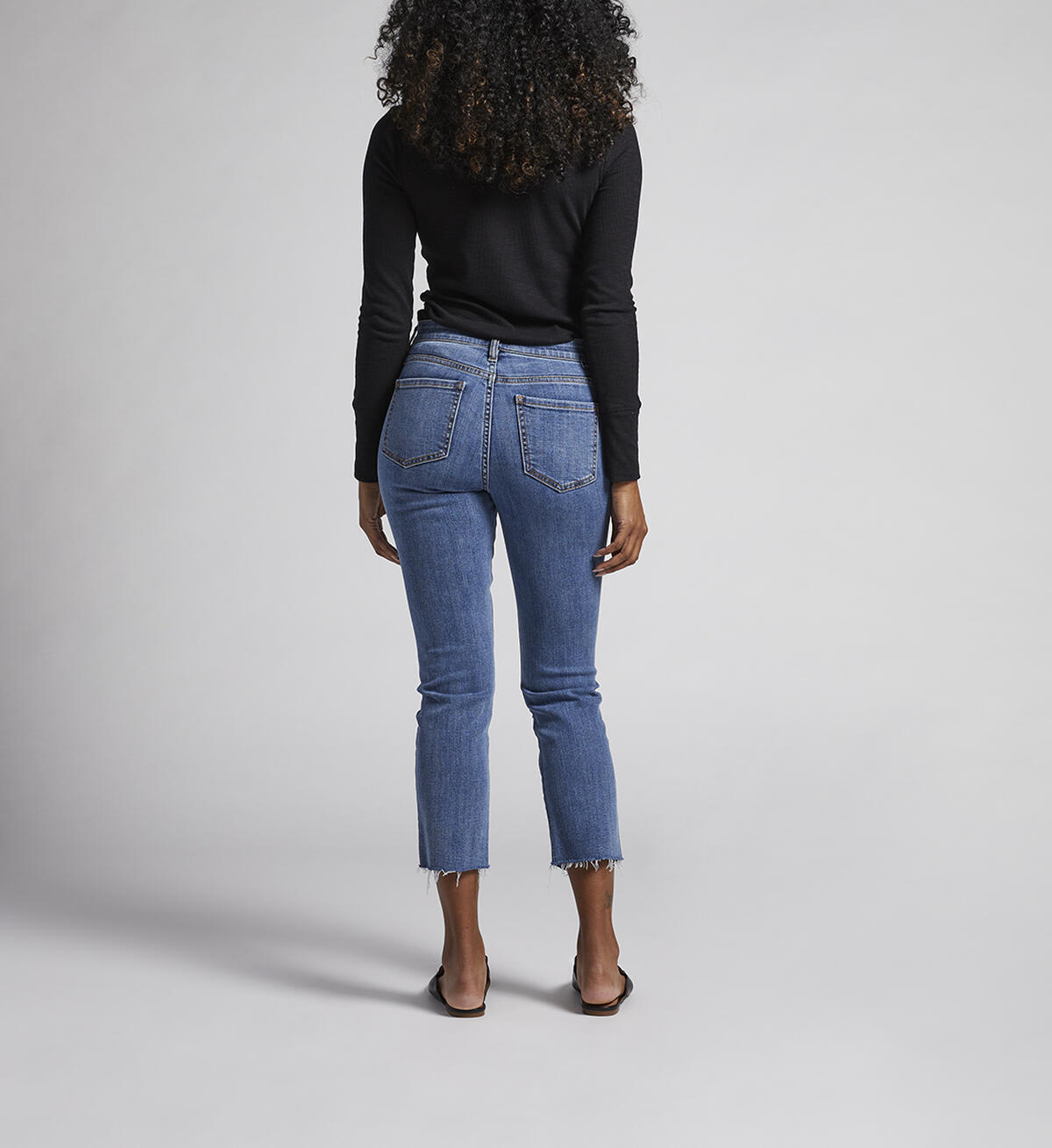 Ruby Mid Rise Straight Crop Jeans Petite, , hi-res image number 1