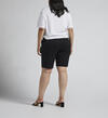 Maddie Mid Rise Bermuda Pull-On Short Plus Size, Black, hi-res image number 1