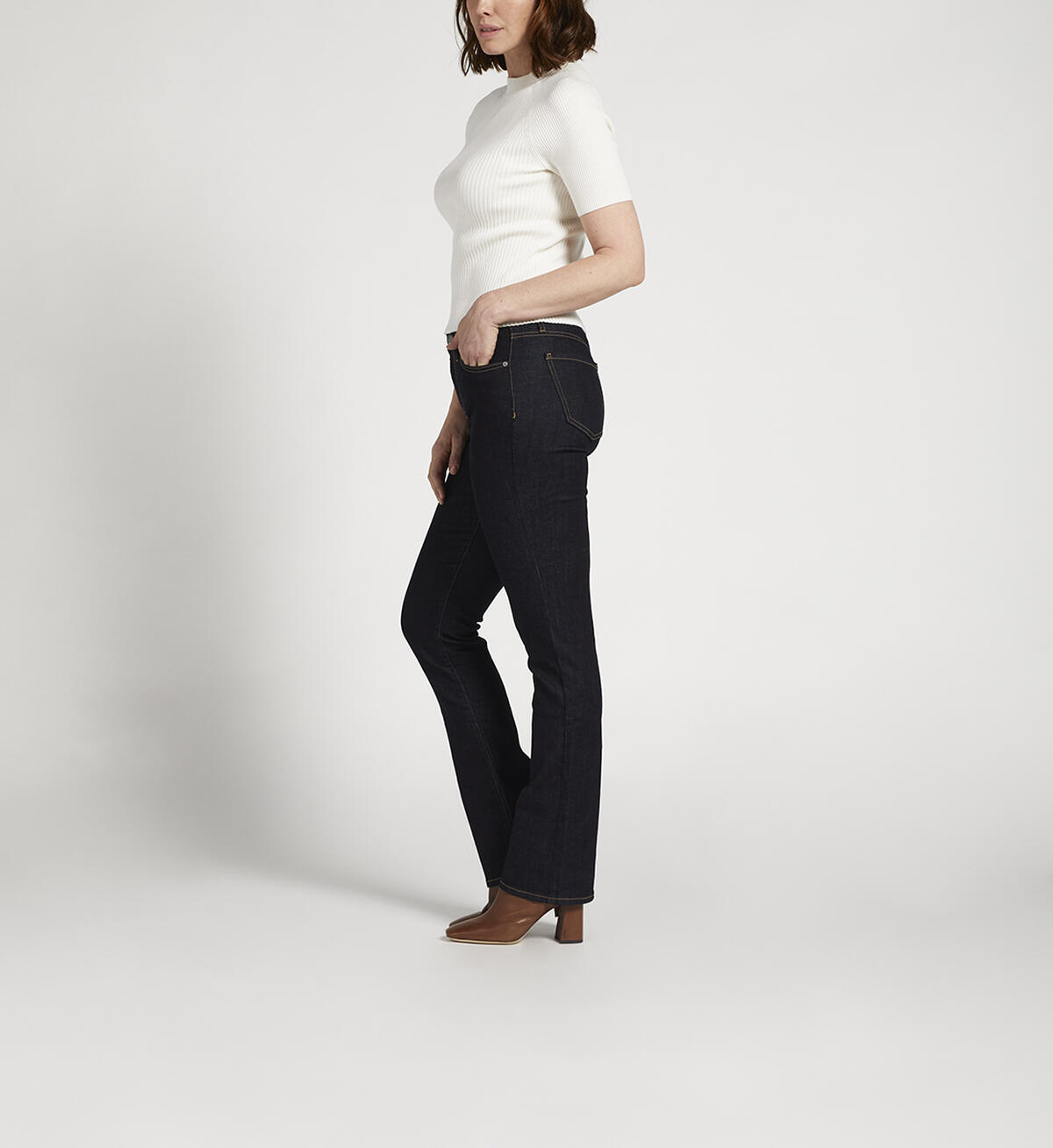 Eloise Mid Rise Bootcut Jeans, , hi-res image number 2