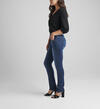 Peri Mid Rise Straight Leg Pull-On Jeans, , hi-res image number 2