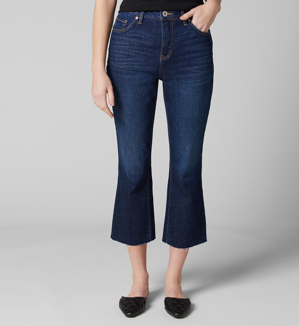 Mia High Rise Crop Bootcut Jeans - Sustainable Fabric, , hi-res image number 2