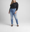 Valentina High Rise Straight Leg Pull-On Jeans Plus Size, , hi-res image number 0