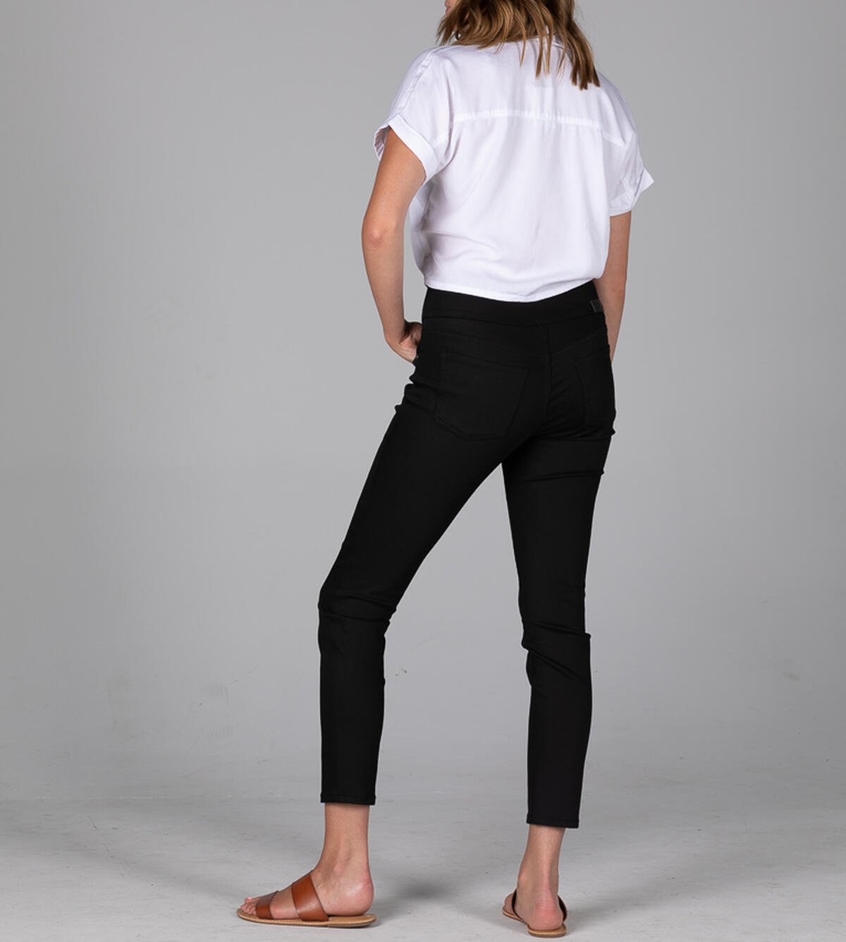 Nora Mid Rise Skinny Pull-On Jeans Petite, , hi-res image number 1