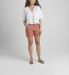 Maddie Mid Rise 5-inch Pull-On Short, Brick, hi-res image number 0