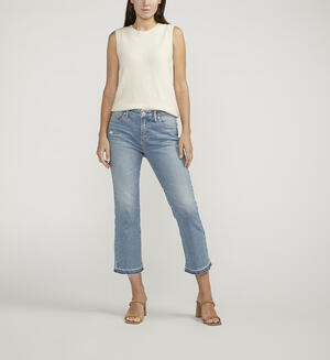 Eloise Mid Rise Cropped Bootcut Jeans