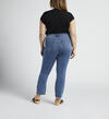 Ruby Mid Rise Straight Crop Jeans Plus Size, , hi-res image number 1