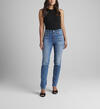 Valentina High Rise Straight Leg Pull-On Jeans, , hi-res image number 0