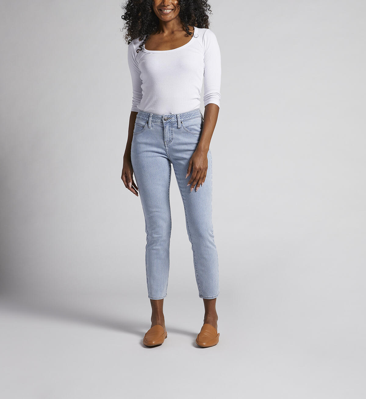 Cecilia Mid Rise Ankle Skinny Jeans, , hi-res image number 0