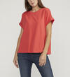 Drapey Luxe Tee, Salsa, hi-res image number 0