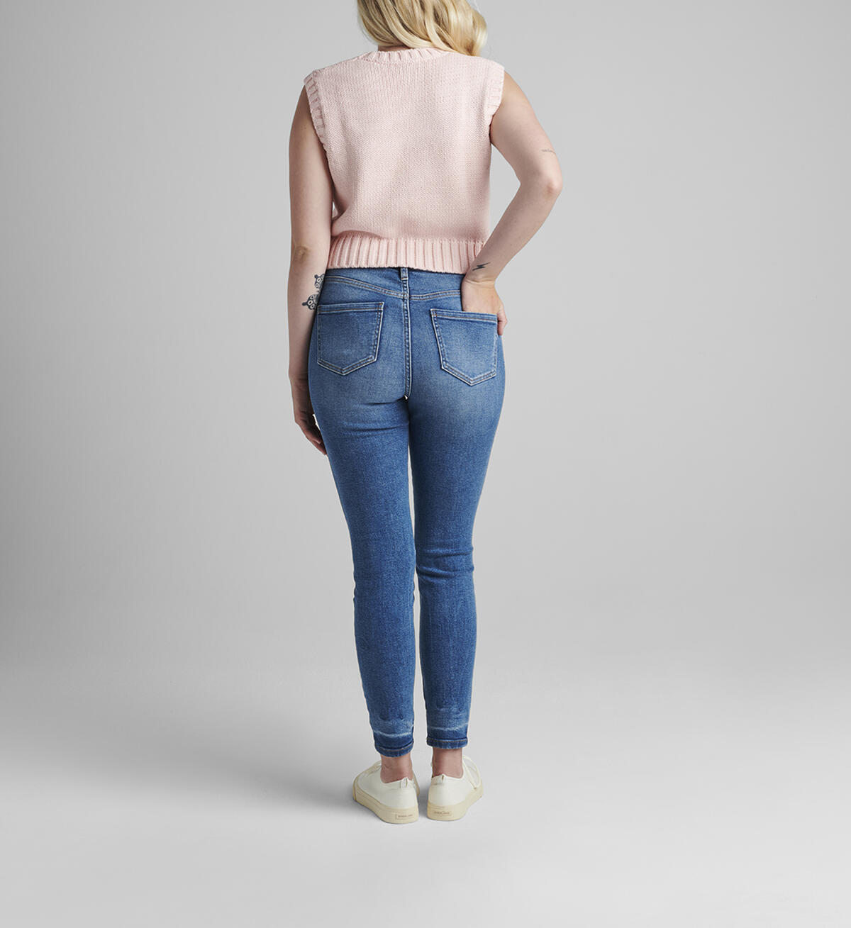 Valentina High Rise Skinny Pull-On Jeans, , hi-res image number 1