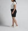 Maddie Mid Rise 8-inch Pull-On Short Plus Size, Black, hi-res image number 2