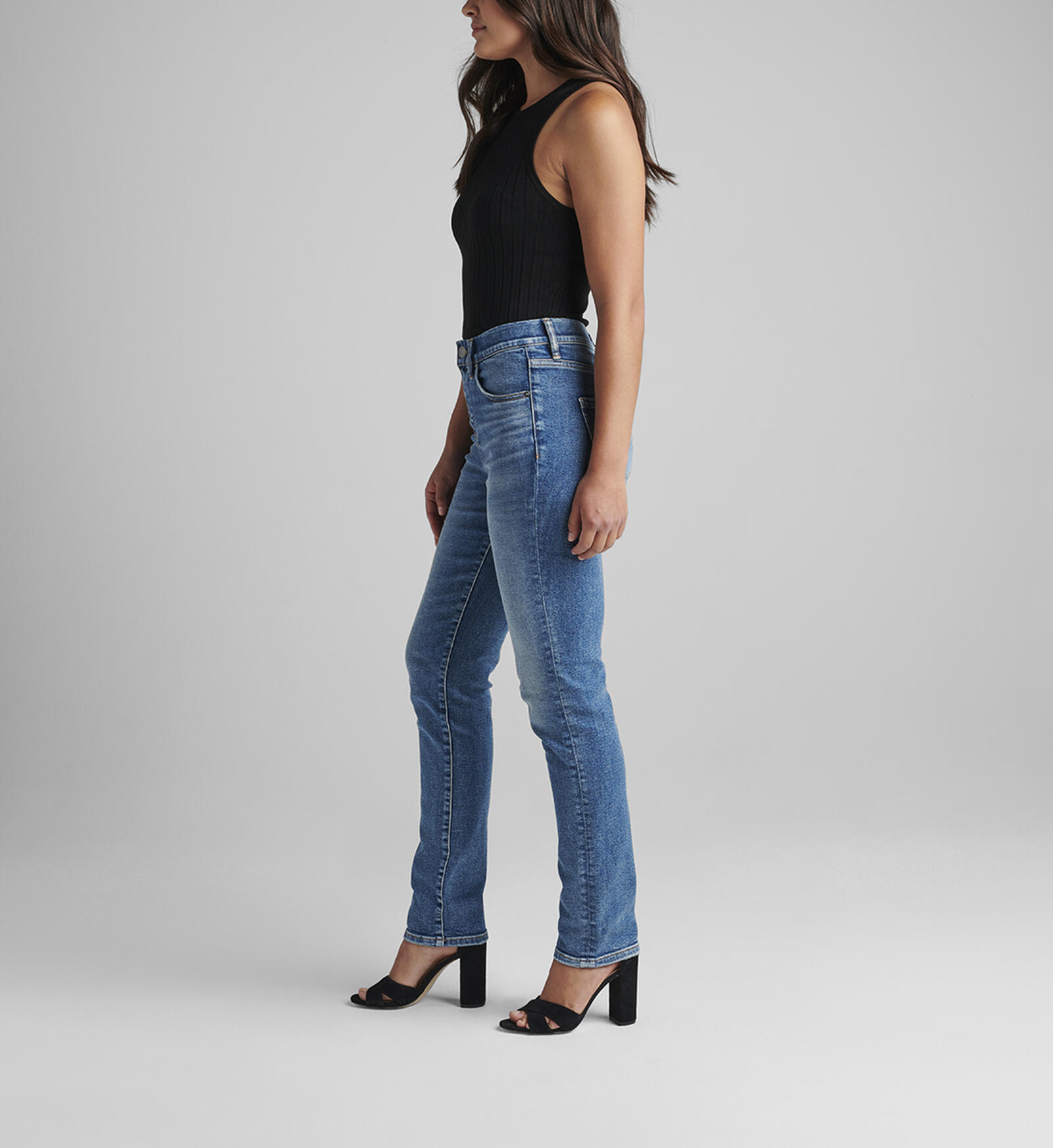 Buy Valentina High Rise Straight Leg Pull-On Jeans for CAD 37.00