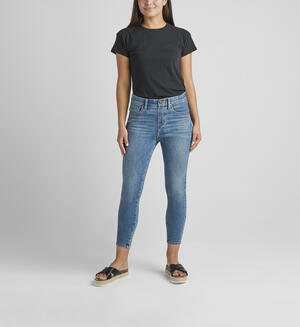 Valentina High Rise Skinny Crop Pull-On Jeans Petite