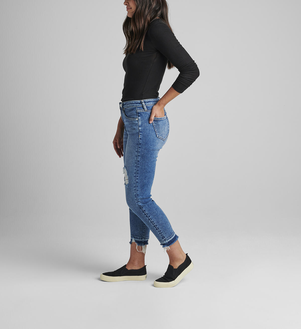 Carter Mid Rise Girlfriend Jeans, , hi-res image number 2
