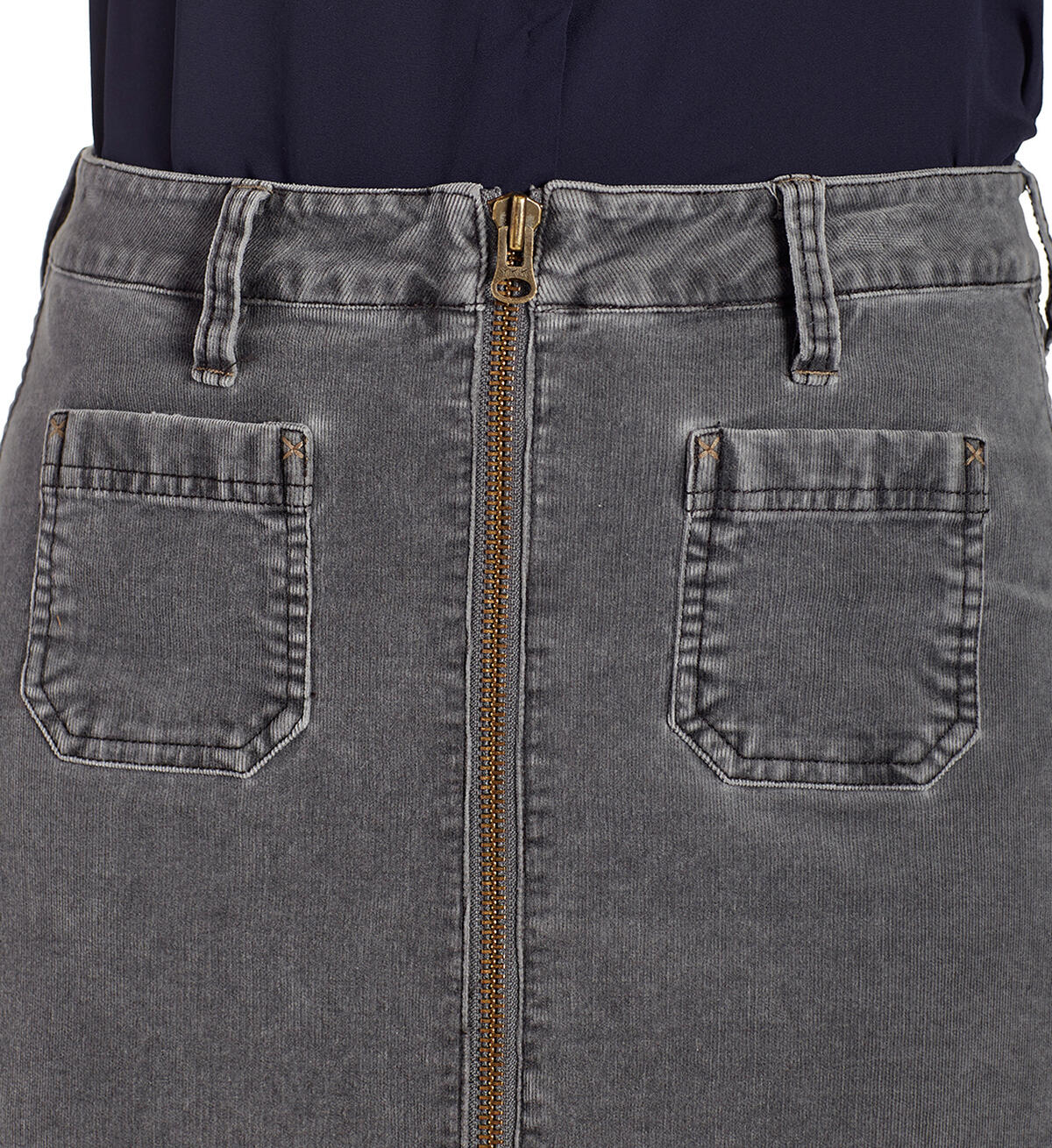 Petite Mccamey Zip Front Skirt, , hi-res image number 3