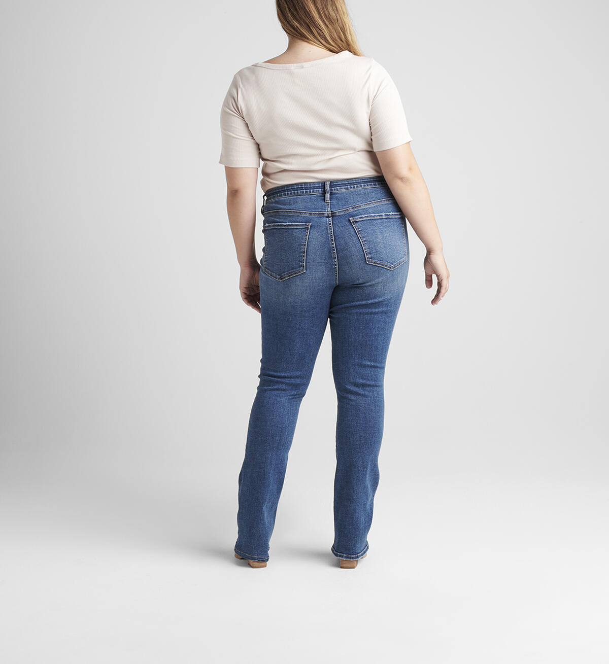 Eloise Mid Rise Bootcut Jeans Plus Size, , hi-res image number 1