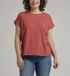 Drapey Luxe Tee, Rose, hi-res image number 0