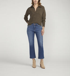 Eloise Mid Rise Cropped Bootcut Jeans